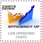 LGM Hoist Low Operating Costs