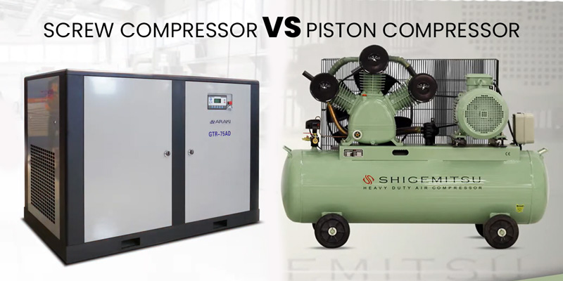 Perbedaan Utama Antara Kompresor Screw Dan Kompresor Piston