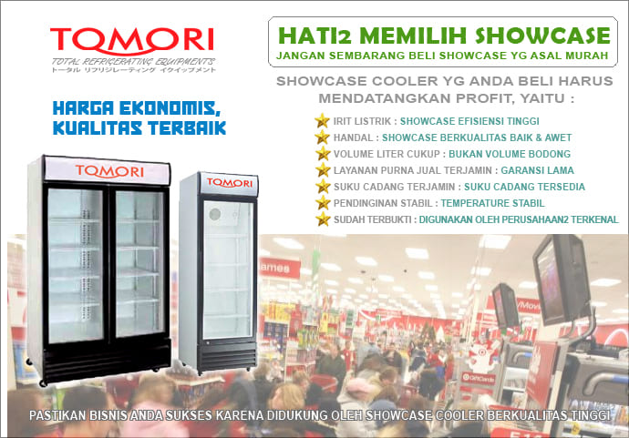 Tomori promo showcase cooler