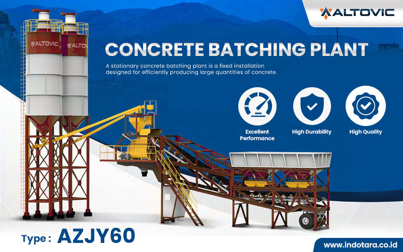 Jual Concrete Batching Plant Mobile Type
