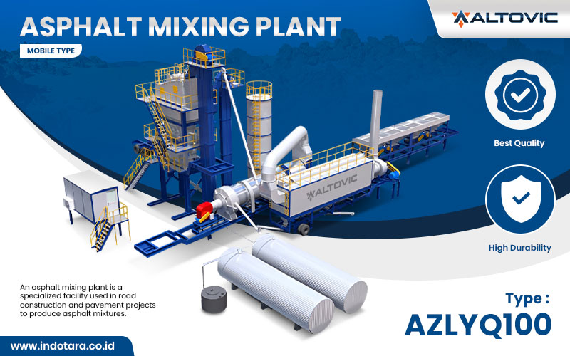 Jual Asphalt Mixing Plant AZLYQ Series Mobile Type