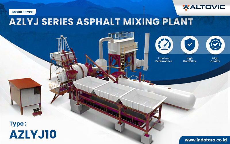 Jual Asphalt Mixing Plant AZLYJ Series Mobile Type