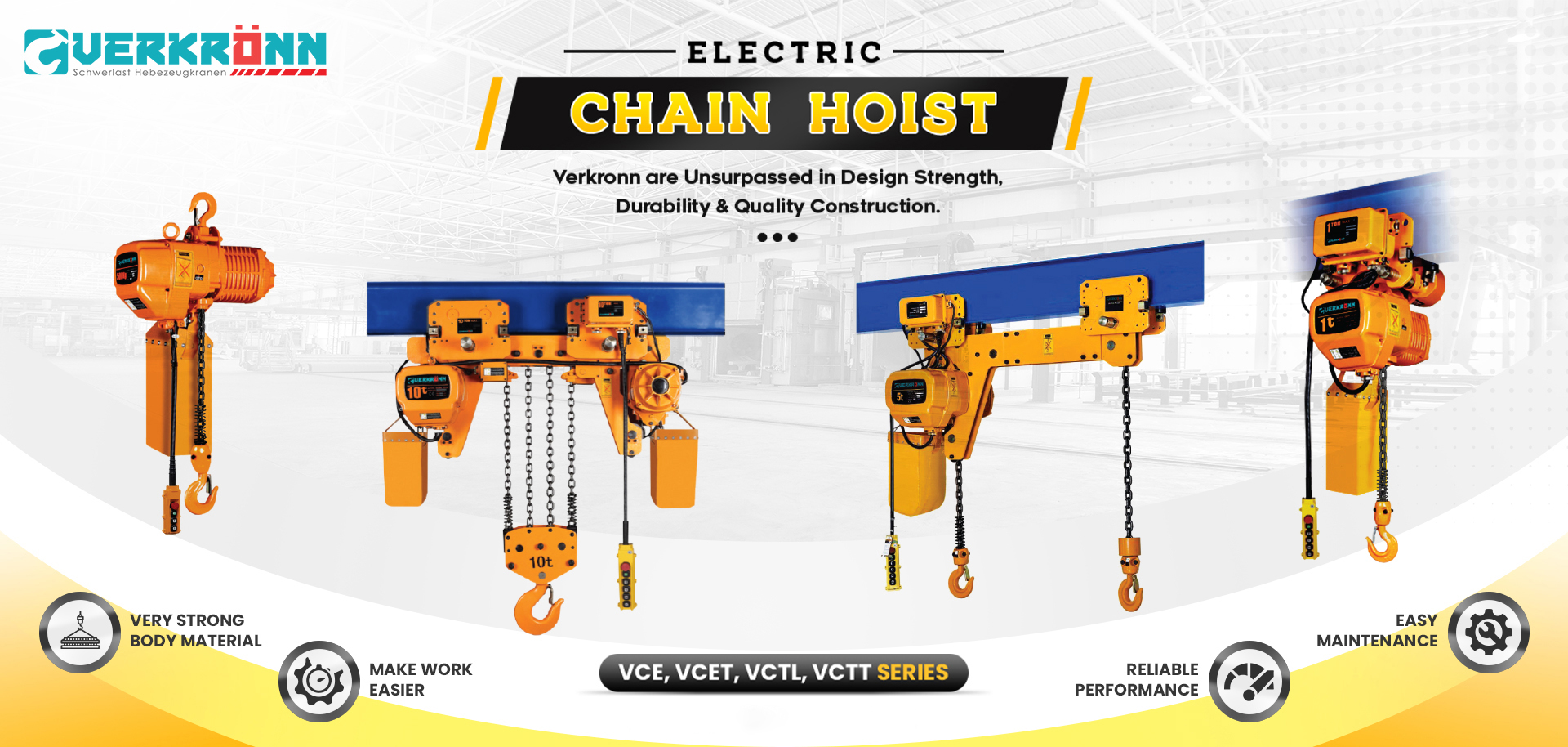 Jual Verkronn Electric Chain Hoist, Harga Verkronn Electric Chain Hoist, Verkronn Electric Chain Hoist Murah