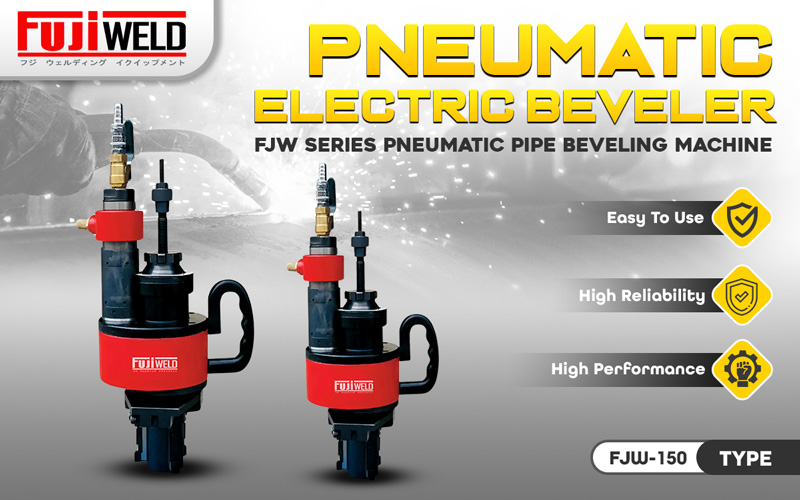 Fujiweld FJW Series Pneumatic Pipe Beveling Machine