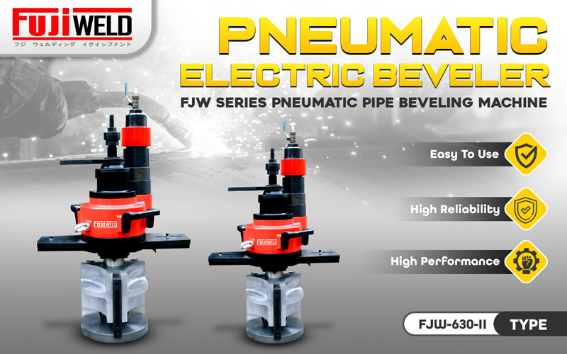 Fujiweld FJW Series Pneumatic Pipe Beveling Machine