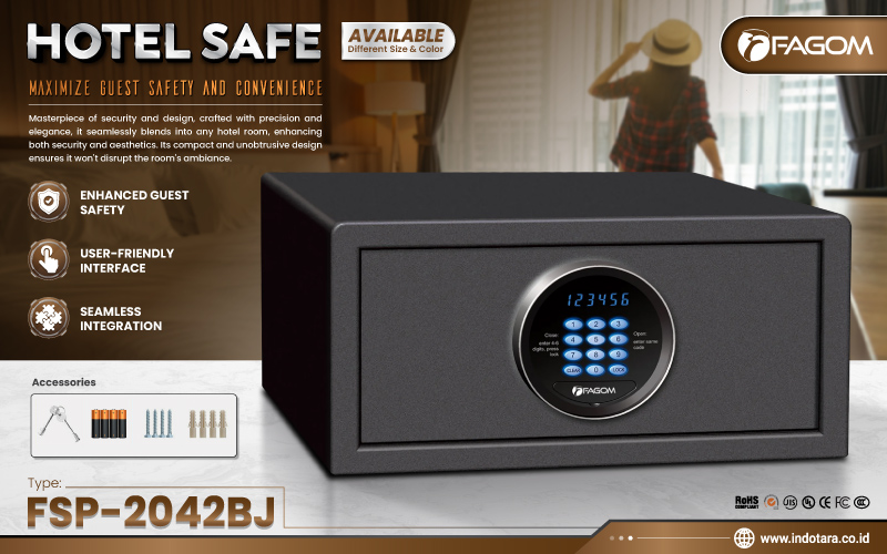 Jual Brankas Hotel Safe Fagom Berkualitas