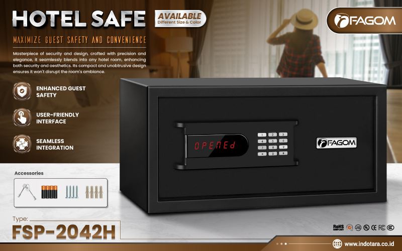 Jual Brankas Hotel Safe Fagom Berkualitas