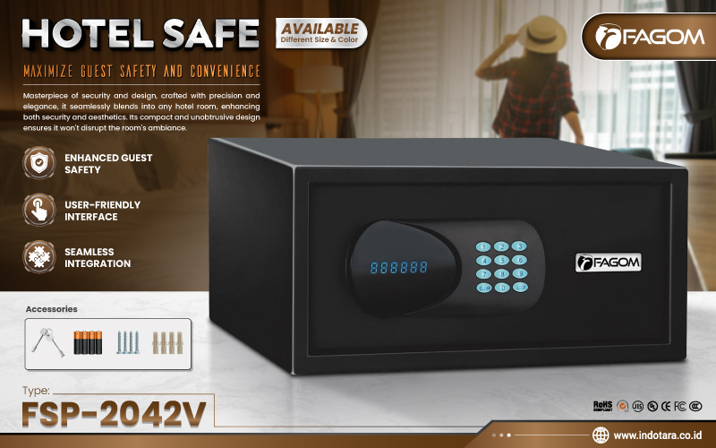 Jual Brankas Hotel Safe Fagom Berkualitas