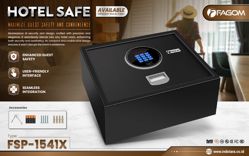 Jual Brankas Hotel Safe Fagom Berkualitas