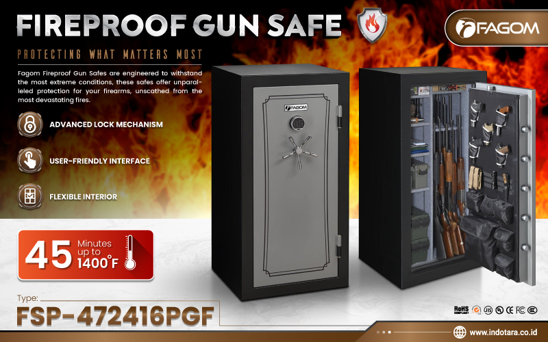 Jual Brankas Fireproof Gun Safe Fagom Murah Berkualitas