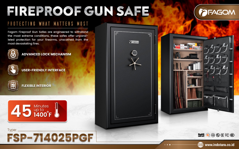 Jual Brankas Fireproof Gun Safe Fagom Murah Berkualitas