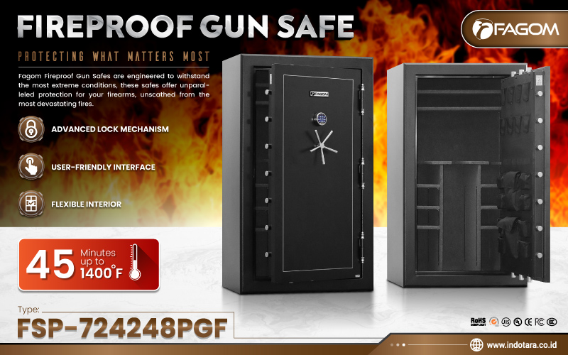 Jual Brankas Fireproof Gun Safe Fagom Murah Berkualitas