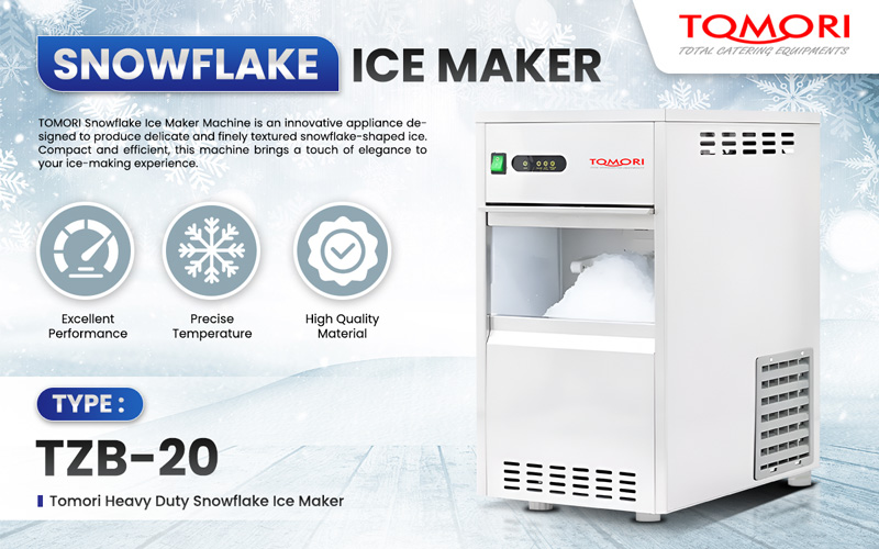 Tomori Commercial Snowflake Ice Maker