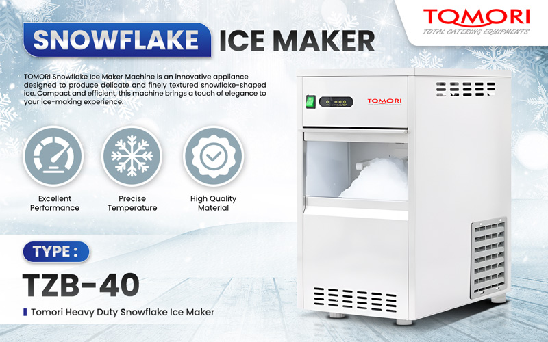 Tomori Commercial Snowflake Ice Maker