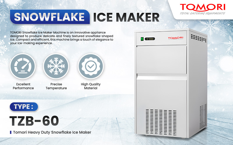 Tomori Commercial Snowflake Ice Maker