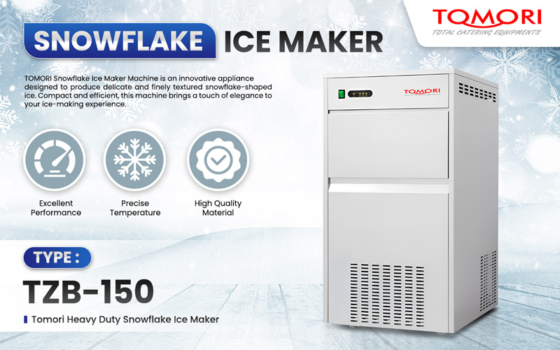 Tomori Commercial Snowflake Ice Maker