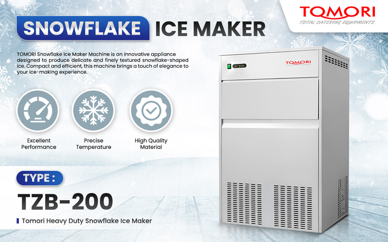 Tomori Commercial Snowflake Ice Maker