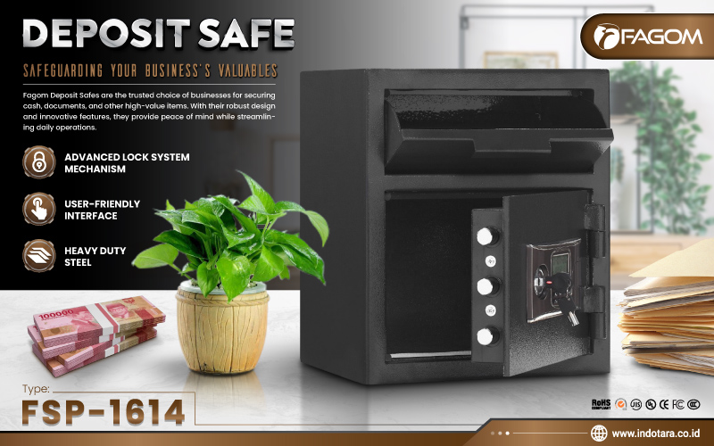 Jual Brankas Deposit Safe Fagom Berkualitas