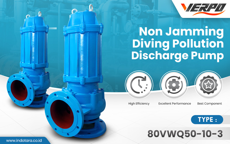 Jual Non-Jamming Diving Pollution Discharge Pump