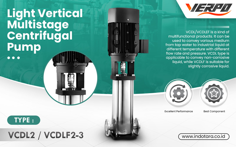 Jual Light Vertical Multistage Centrifugal Pump