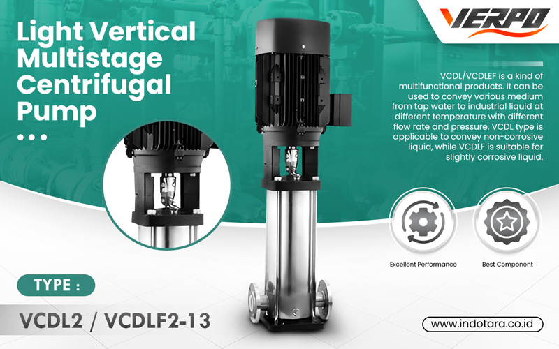 Jual Light Vertical Multistage Centrifugal Pump