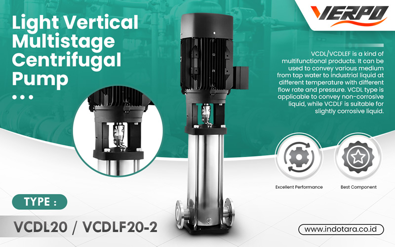 Jual Light Vertical Multistage Centrifugal Pump