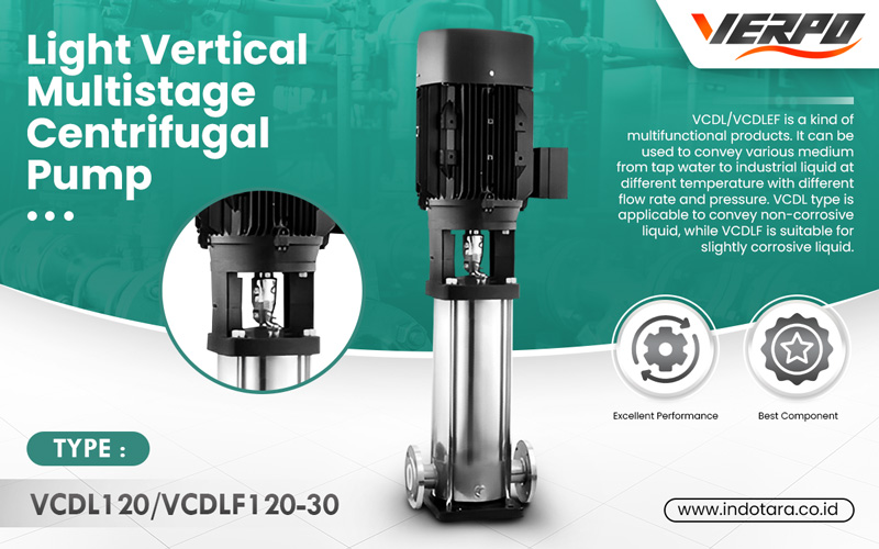 Jual Light Vertical Multistage Centrifugal Pump