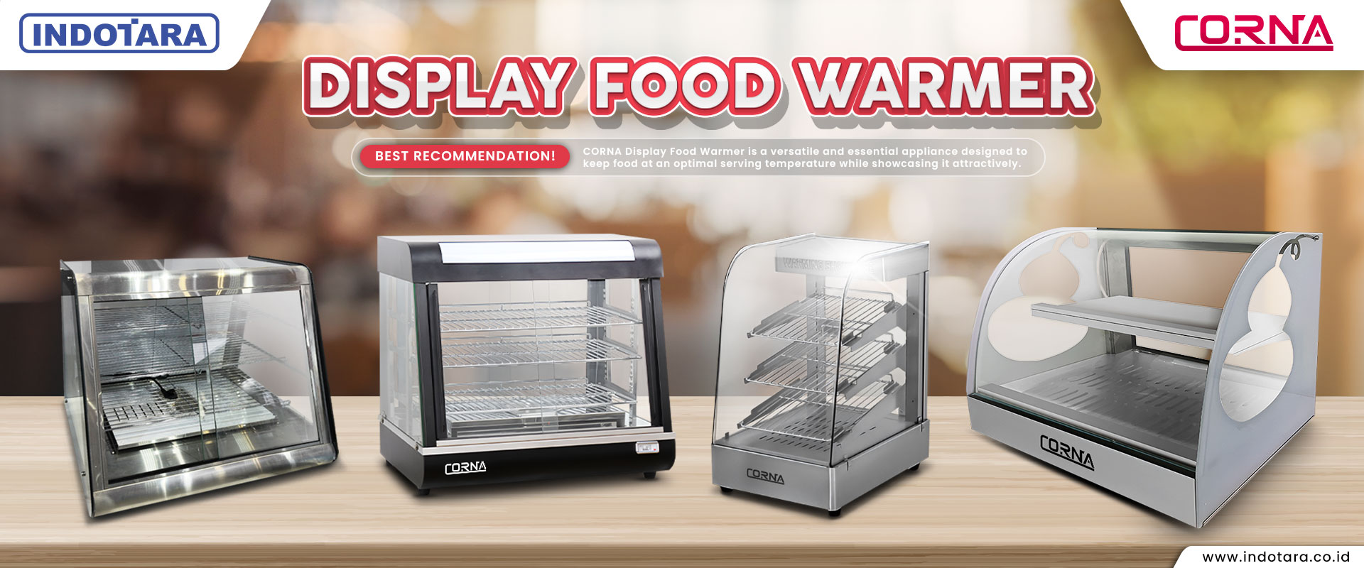 Jual CORNA Display Food Warmer