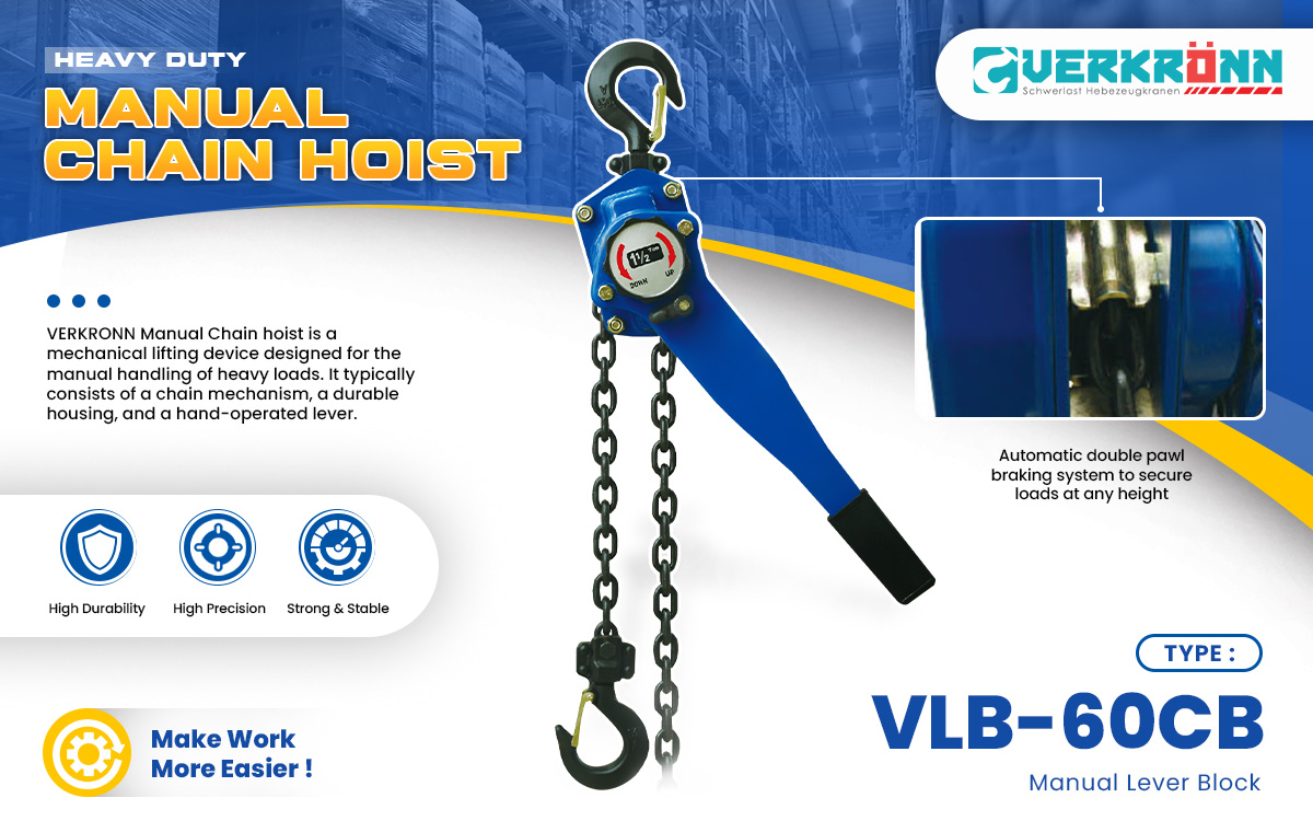 Jual VERKRONN Manual Chain Hoist Berkualitas