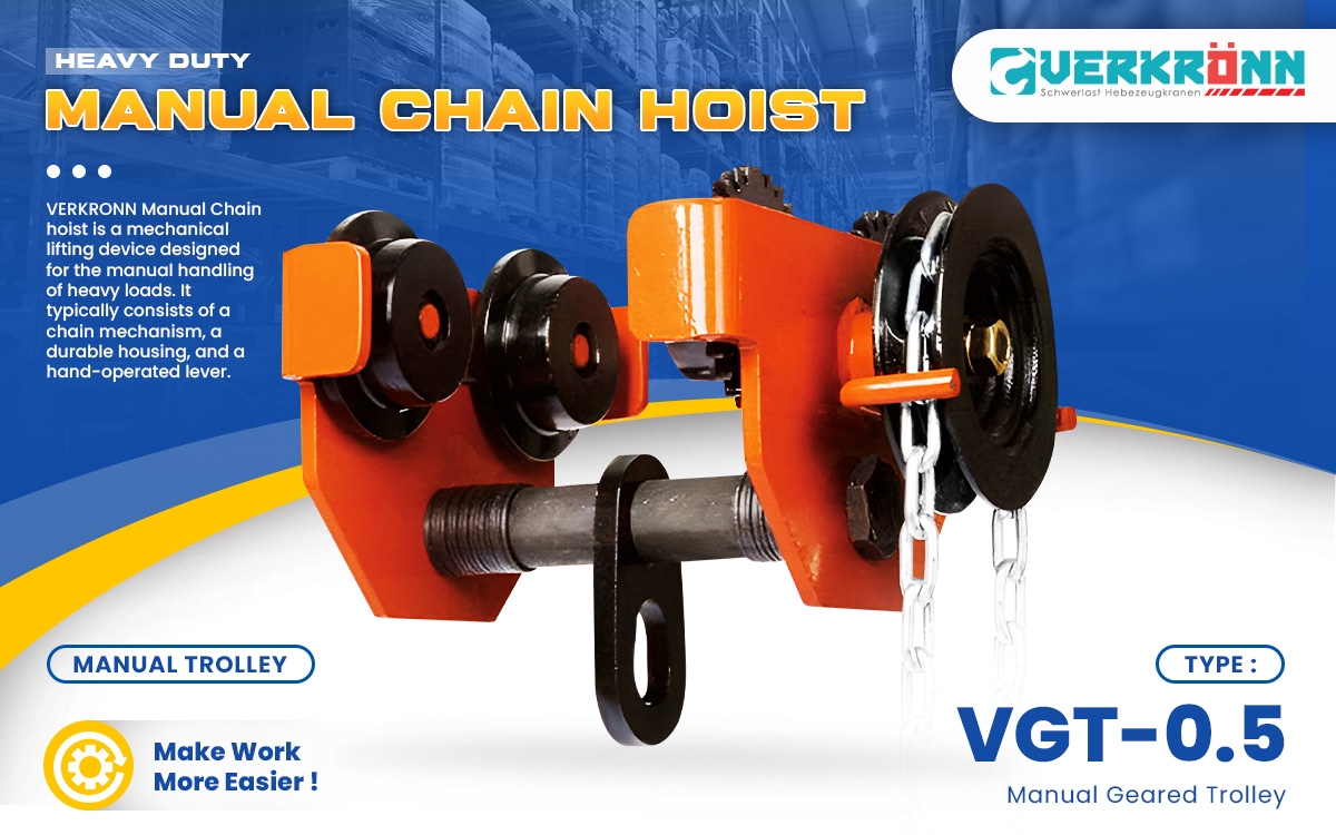 Jual VERKRONN Manual Chain Hoist Berkualitas