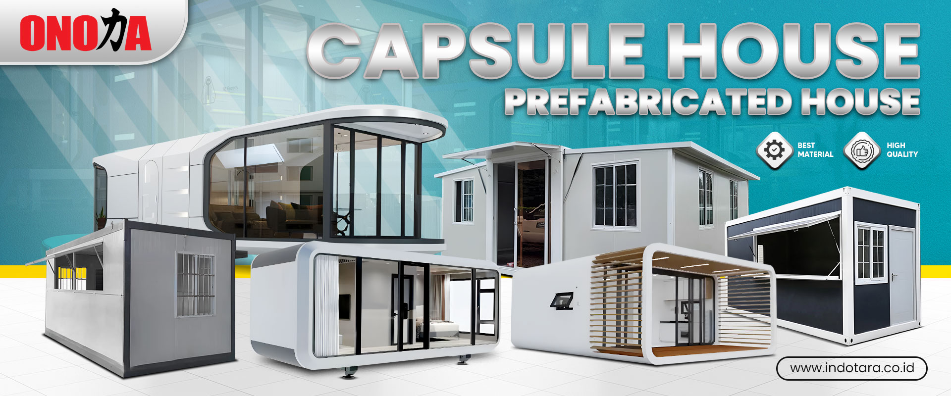 Jual capsule house and prefabricated house