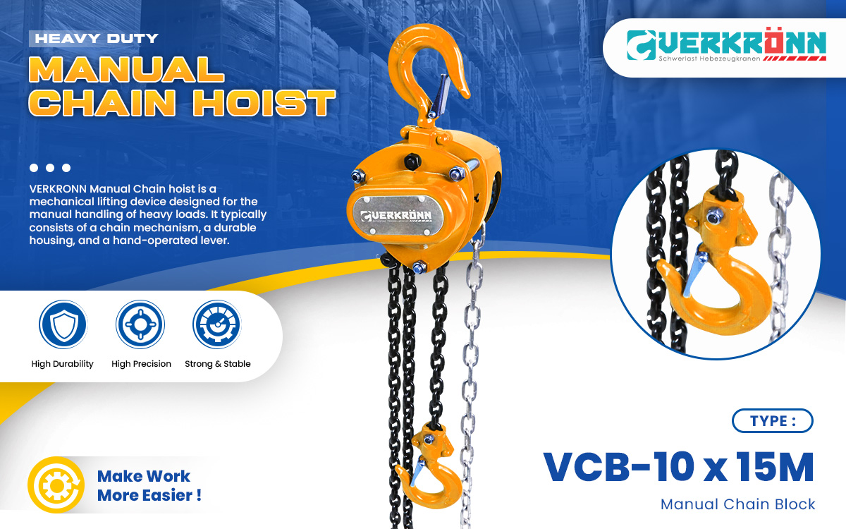 Jual VERKRONN Manual Chain Hoist Berkualitas