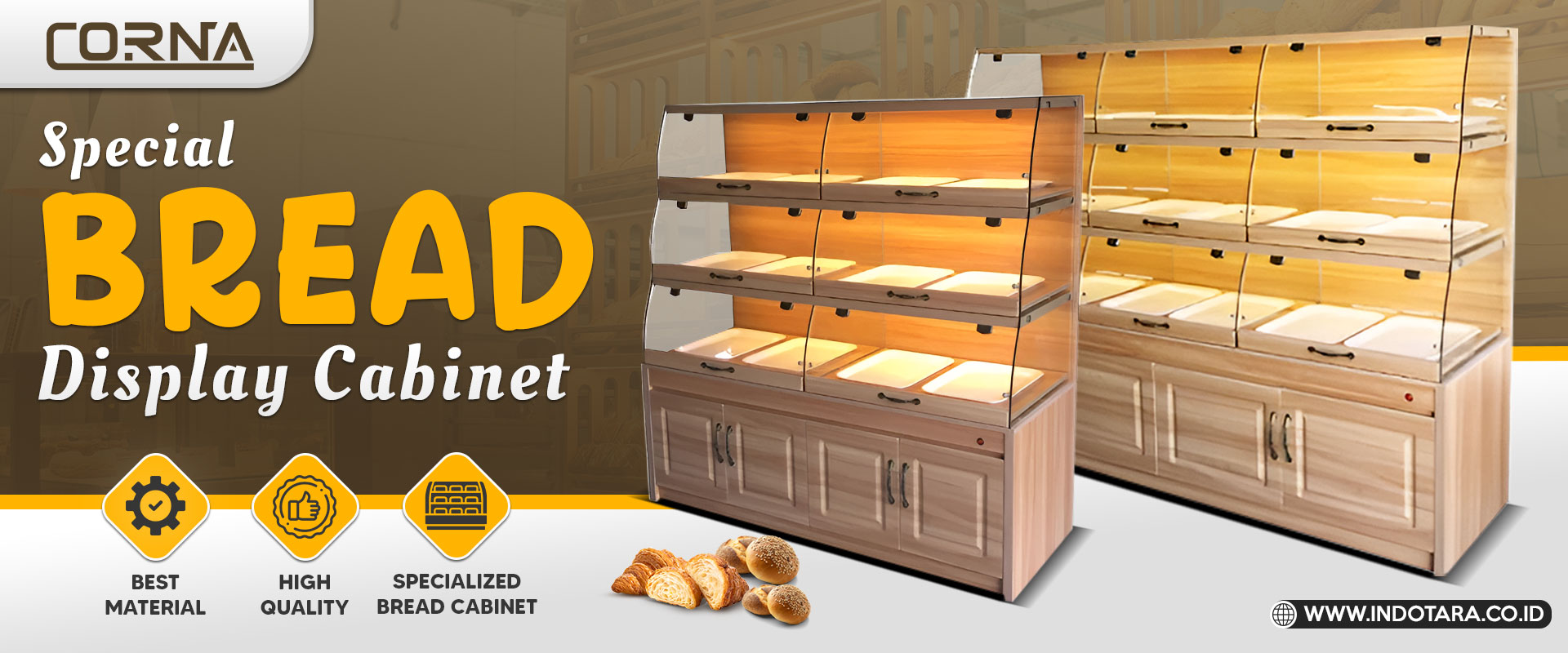 Corna bread cabinet