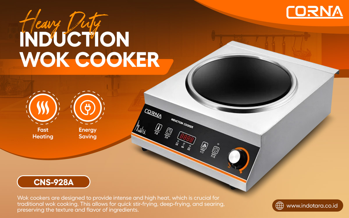 Corna Induction Wok Cooker Equipment