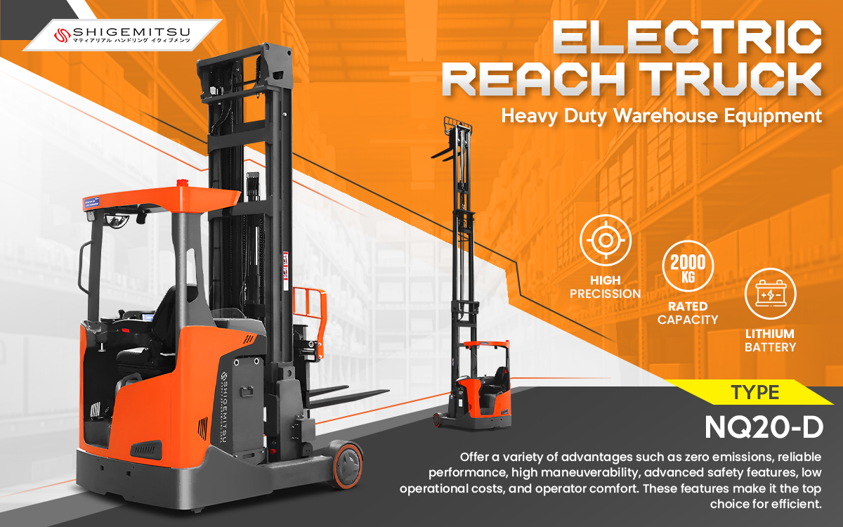 Shigemitsu Electric Reach Truck