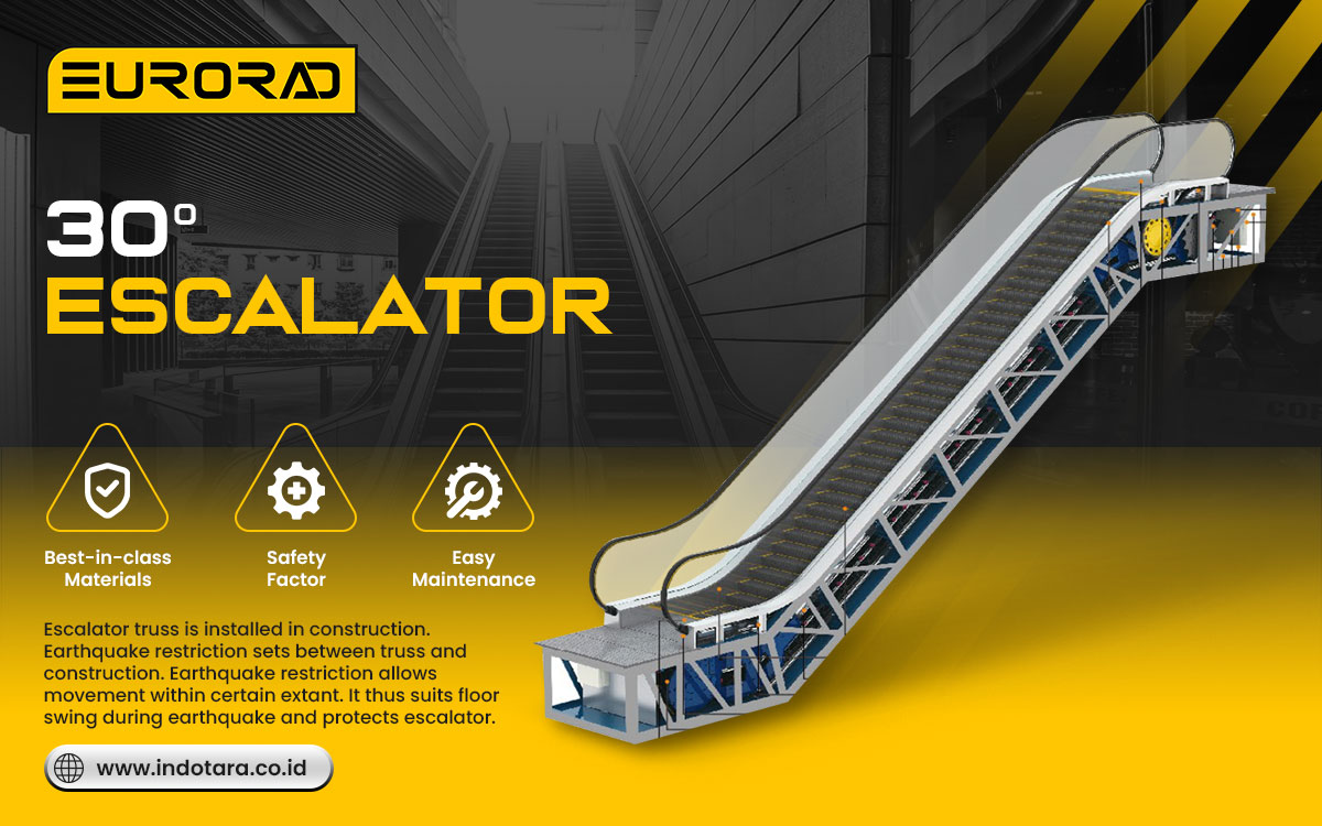 EURORAD escalator 30 degree escalator