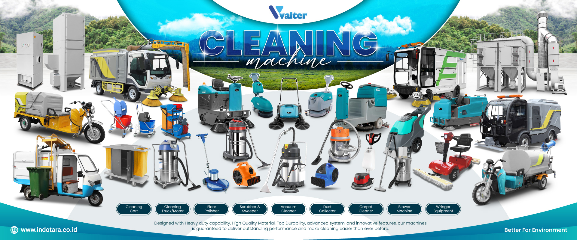 Valter Best Cleaning Machine Equipments