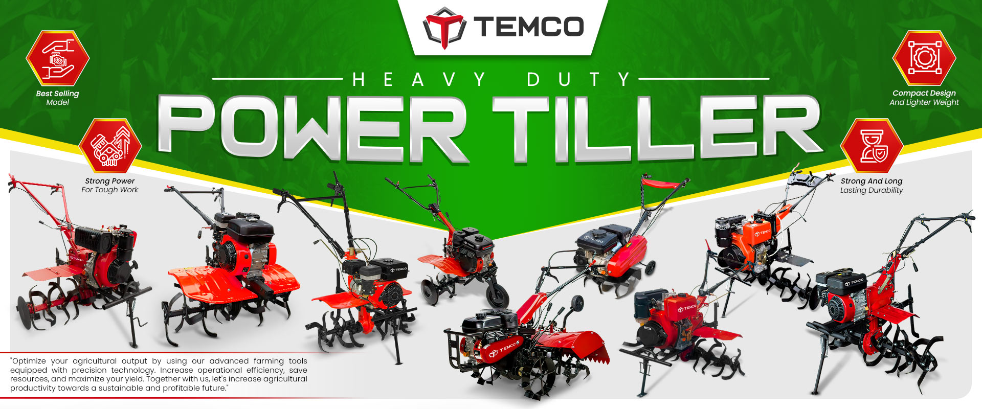 Jual Temco Power Tiller Berkualitas