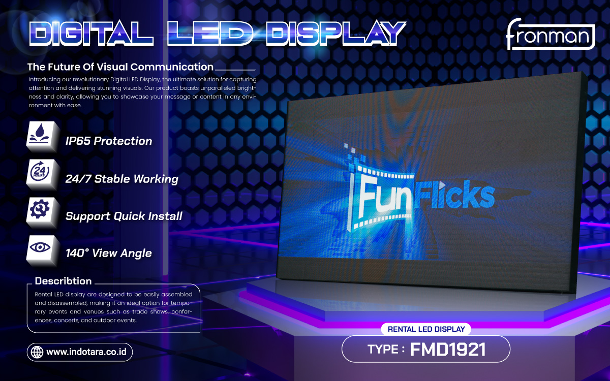 Jual Rental LED Display, Rental Indoor/Outdoor LED Display, Jual Digital LED Display Berkualitas