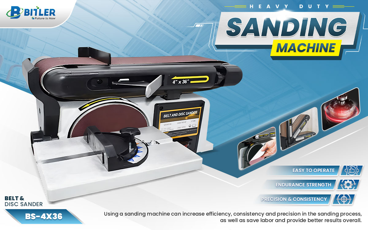 Jual Bitler Belt & Disc Sander Machine