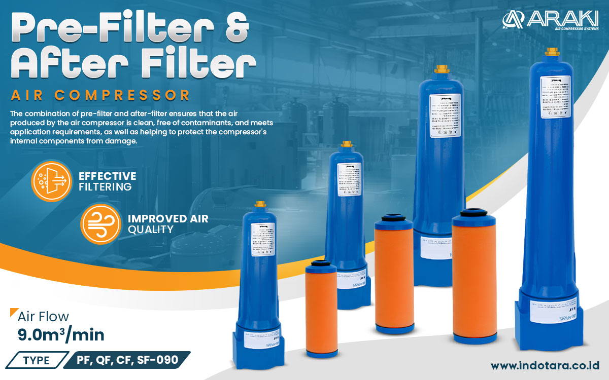 Araki Pre-Filter & After Filter Air Compressor