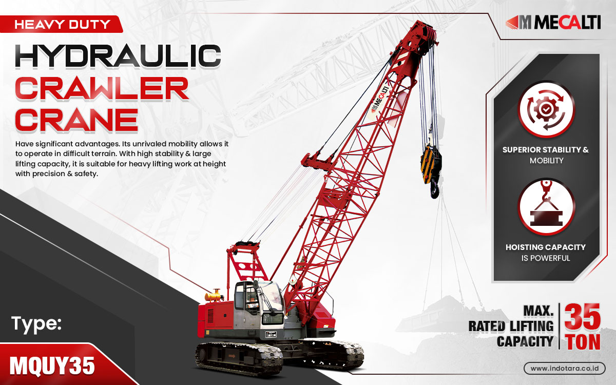 Mecalti Hydraulic Crawler Crane Pilihan Terbaik untuk Proyek Anda