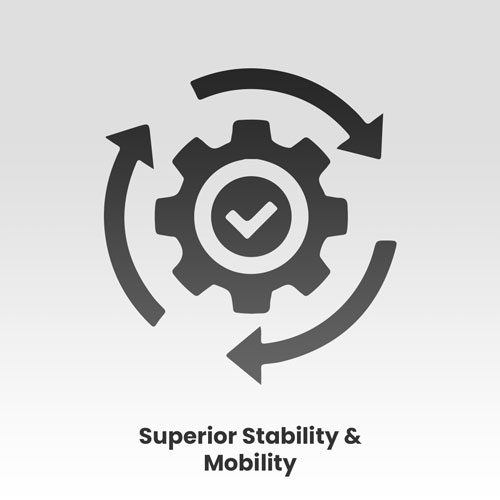 Superior Stability & mobility