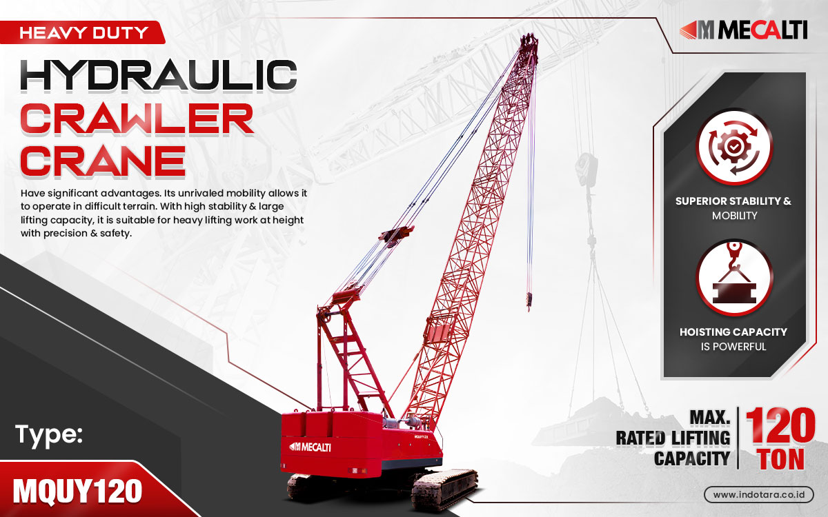 Mecalti Hydraulic Crawler Crane Pilihan Terbaik untuk Proyek Anda