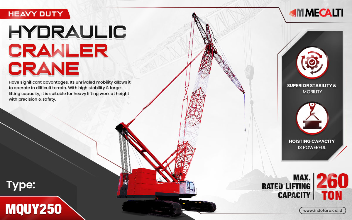 Mecalti Hydraulic Crawler Crane Pilihan Terbaik untuk Proyek Anda