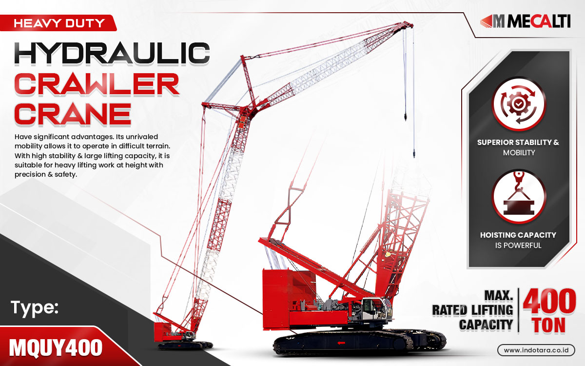 Mecalti Hydraulic Crawler Crane Pilihan Terbaik untuk Proyek Anda