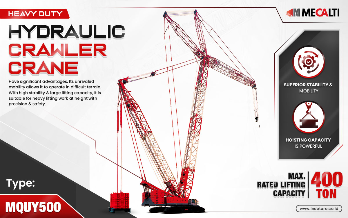 Mecalti Hydraulic Crawler Crane Pilihan Terbaik untuk Proyek Anda