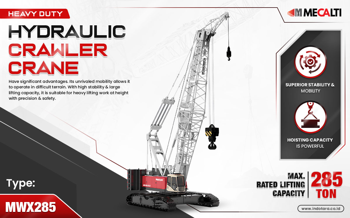 Mecalti Hydraulic Crawler Crane Pilihan Terbaik untuk Proyek Anda