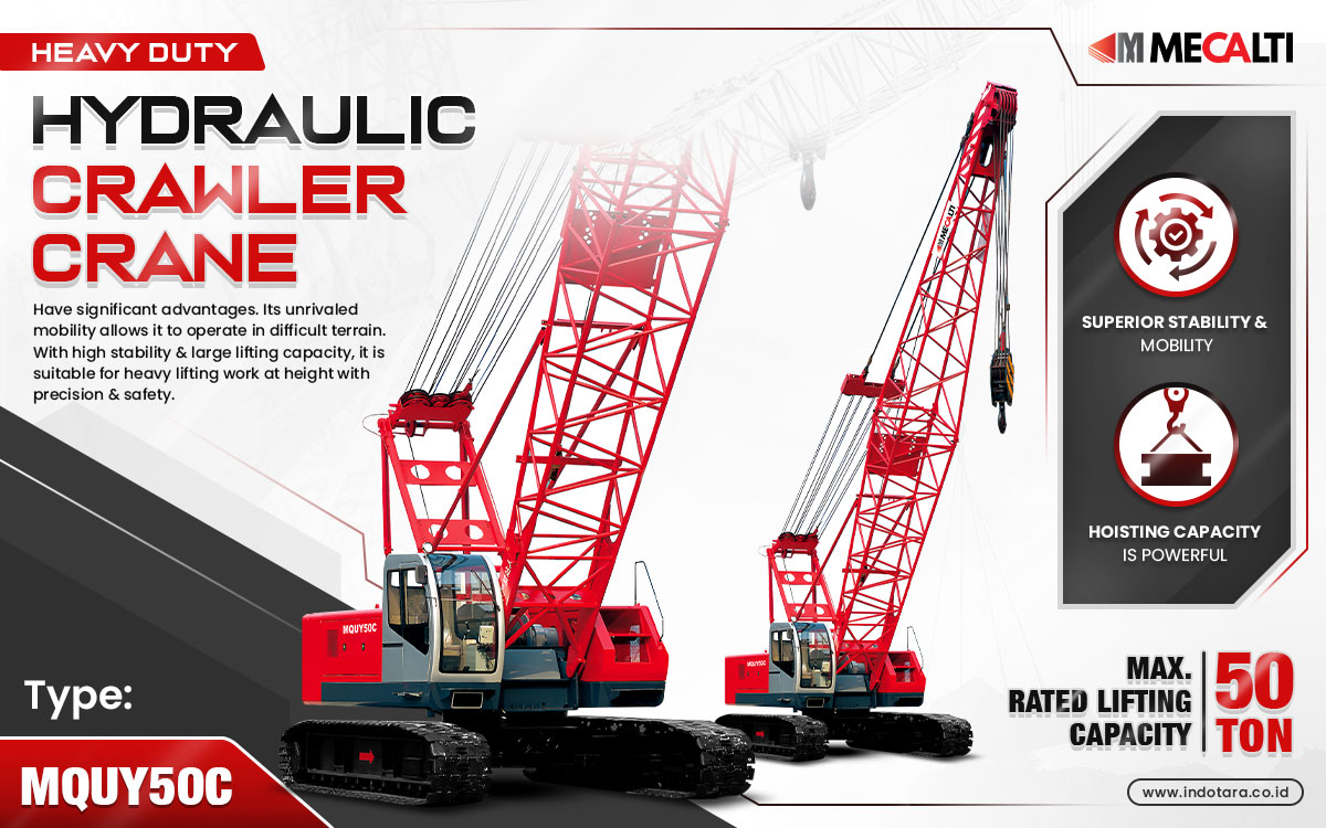 Mecalti Hydraulic Crawler Crane Pilihan Terbaik untuk Proyek Anda