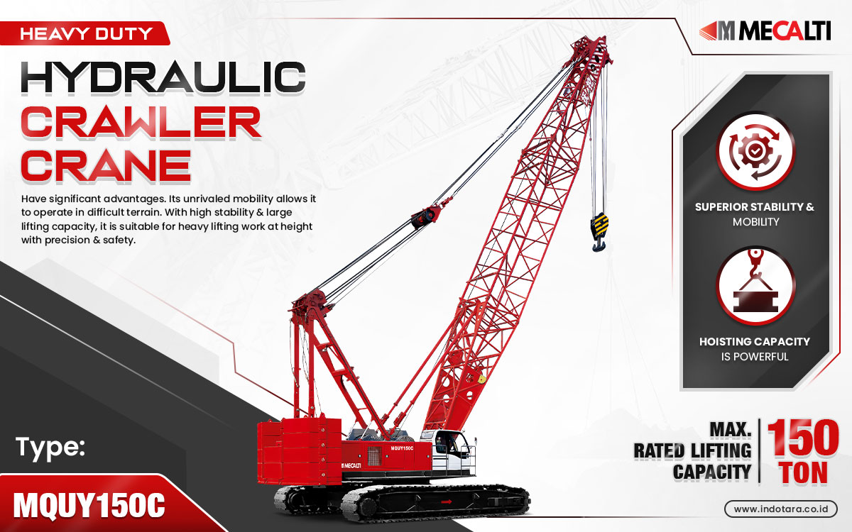 Mecalti Hydraulic Crawler Crane Pilihan Terbaik untuk Proyek Anda